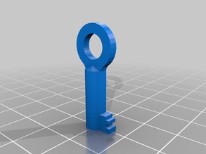 Niederländisch Handschellen-Schlüssel andere die Handschellen bis 3d print model - Mito3D