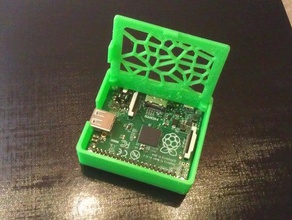 caja pequeña raspberry pi modelo a+ equipo caso de la computadora frambuesa raspberrypi raspi 3d print model - Mito3D
