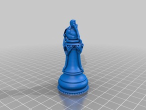 superman rei peça de xadrez 3d print model - Mito3D