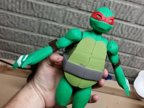 ninja turtle action figure toys & games teenage mutant turtles 3d print model - Mito3D