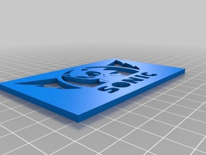 sonic l'art des outils personnalisé 3d print model - Mito3D