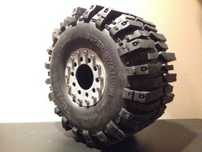 super rc beadlock 40 series large vehicles bad ass bogger c cool crawler mud rim scale tires truck wheel 3d print model - Mito3D