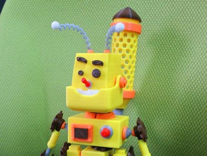 honey bee model robots 3d printer printing action figure robot south korea toy up plus 3d print model - Mito3D