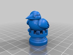 vogel toren di scacchi 3d print model - Mito3D