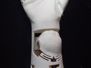 hollies hand v3 anthromod aktivieren flexy-hand robohand 3d print model - Mito3D