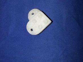 lego Herz Mode 3d abs kundengebundene customizer Schmuck keychain Halskette pla Drucker reprap 3d print model - Mito3D