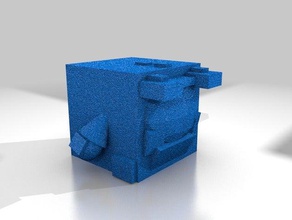 halo master chief cube 3d print model - Mito3D