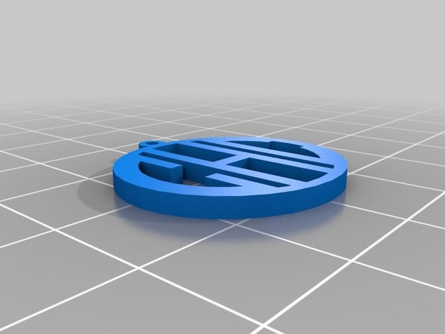 mon monogramme personnalisé pendentif bijoux 3D print model - Mito3D