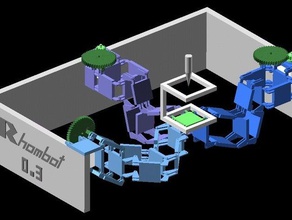 rhombot d'autres la cnc machine openscad 3d print model - Mito3D