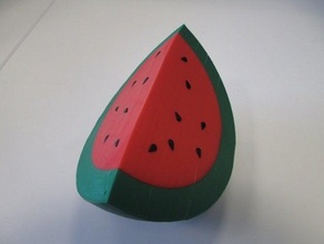 watermelon food drink 3d dual extrusion 3d print model - Mito3D