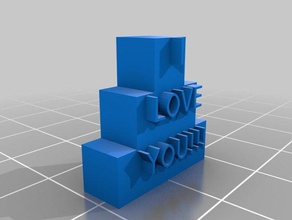 l'amour de vous 3d print model - Mito3D