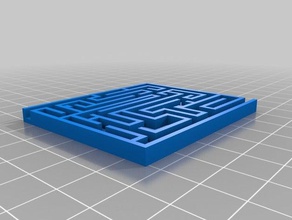3d tin maze 3d print model - Mito3D