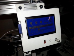mendelmax 15 inteligente gráficos lcd de caso Impressora 3d peças 3d print model - Mito3D