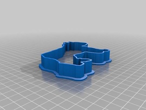 bulldog cookie cutter customizer kitchen & dining customized 3d print model - Mito3D