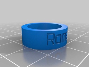 lily's ring 20 rings customized 3d print model - Mito3D
