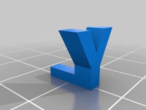 my customized two letter sculpture y+l sculptures 3d print model - Mito3D