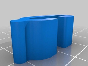 kossel mini - cable plano clip Impresora 3d accesorios de plana por 3d print model - Mito3D
