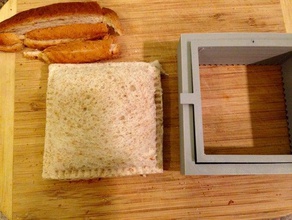 uncrustable Platz Küche und Esszimmer decrust drücken Sie sandwhich Sandwich sandwich 3d print model - Mito3D