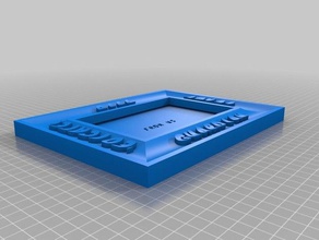 1 bill resim çerçevesi dekor özelleştirilmiş 3d print model - Mito3D