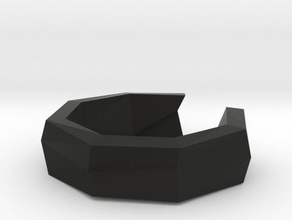 sgnach anillo cuadrado los anillos de la moda joya joyería al 3d print model - Mito3D