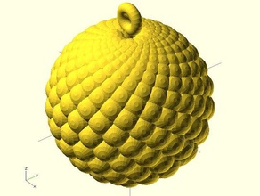 fibonacci sfera di sfere apprendimento biologia ornamento natale customizer per la matematica 3d print model - Mito3D