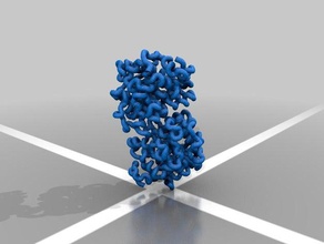 lipase biology biochemistry enzyme 3d print model - Mito3D