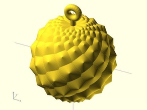 fibonacci-ball-Kegel Mathe-Kunst Biologie Weihnachten ornament customizer lernen math 3d print model - Mito3D