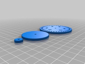 flip flap gears 3d printer parts 3d print model - Mito3D