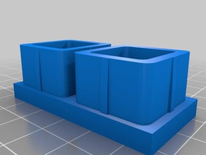 office wall divider caps x14 3d print model - Mito3D