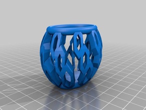 artistic vase interactive customized 3d print model - Mito3D