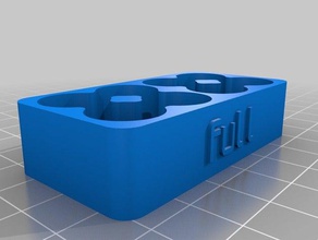 aax8 pil tepsi tam etiket kaplar özelleştirilmiş 3d print model - Mito3D