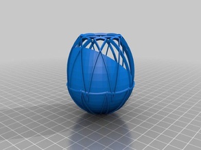 mi personalizados de pascua artística huevos esculturas 3d print model - Mito3D