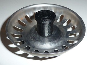 sink plug knob other kitchen repair useful 3d print model - Mito3D