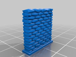 3 özel taş duvar benim sahne özelleştirilmiş 3d print model - Mito3D