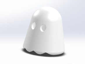 ghost desktop holder office ghostlyvinyl 3d print model - Mito3D