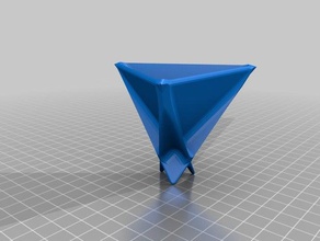 triangular candy bowl containers holders 3d print model - Mito3D