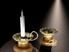 my old style candle holder decor 3d print model - Mito3D