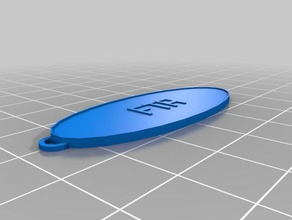 fta keychain keychains customized 3d print model - Mito3D
