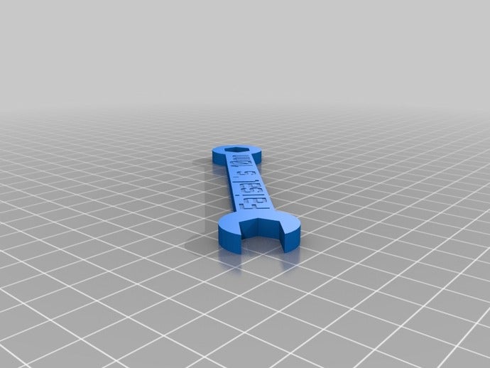 10mm faisalwrench outils personnalisé 3D print model - Mito3D