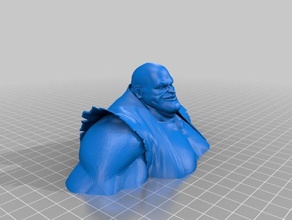 big guy statue split Menschen großen Kerl Fett 3d print model - Mito3D