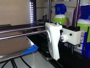 rigidbot gantry mount d-link webcam 3d printer accessories z-axis 3d print model - Mito3D