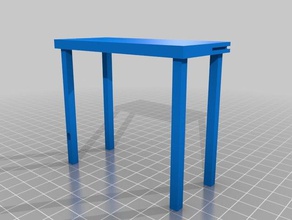 expandable desk office desktop 3d print model - Mito3D