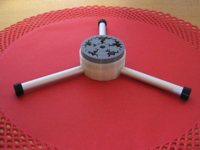 rotary platter kitchen dining bearing dinner household useful 3d print model - Mito3D