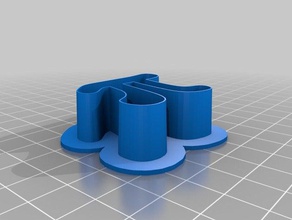 font cookie cutter kitchen & dining openscad pi 3d print model - Mito3D
