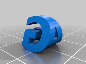 il mio personalizzati di due lettere scultura sculture su misura 3d print model - Mito3D