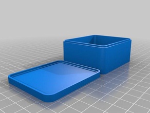 shallow box organization customized 3d print model - Mito3D