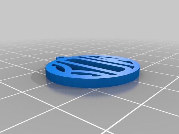 my customized monogram pendant jewelry 3D print model - Mito3D