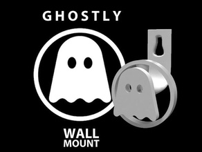 ghostly vinyl-Wandhalter Dekor ghostlyvinyl 3d print model - Mito3D