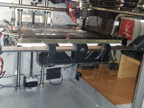 solidoodle 3 build platform stabilizer 3d printer parts y-axis 3d print model - Mito3D