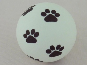 panther paw prints other egg-bot eggbot 3d print model - Mito3D